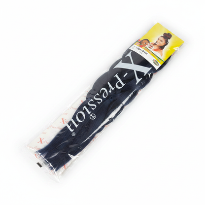 X-Pression Lagos Braid T1/Blue - White Background